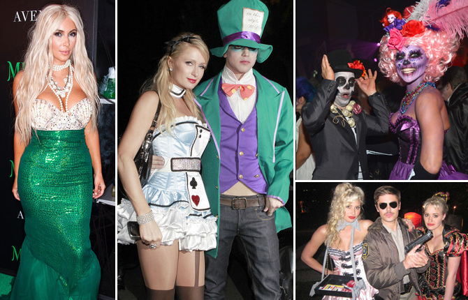 Compilation of Best Celebrity  Halloween  Costumes  2014 